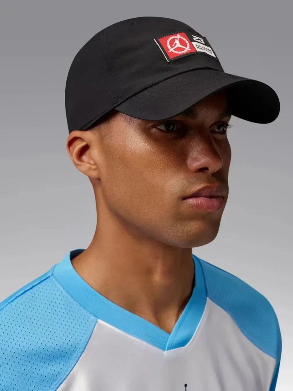 Jordan Flight Club Unstructured Flat Bill Hat Black Unisex Sz L/XL IU0276-010